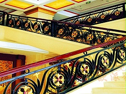 奢华、庄雅的铁艺楼梯颜色的选择？